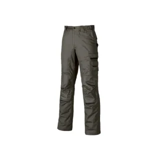 Upower Nimble Pantalon de Trabajo Confortable - Talla 44 - Multiples Bolsillos, Detalles Reforzados, Cintura Elastica, Proteccion DPI1, Costuras Triples, Porta-Tarjetas, Portaherramientas -