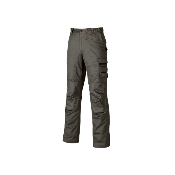 Upower Nimble Pantalon de Trabajo Confortable - Talla 44 - Multiples Bolsillos, Detalles Reforzados, Cintura Elastica, Proteccion DPI1, Costuras Triples, Porta-Tarjetas, Portaherramientas -