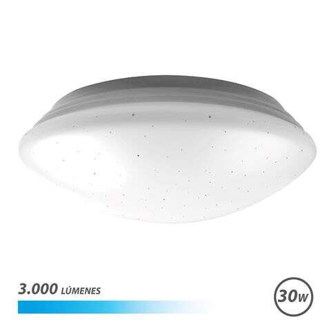 Elbat Serie Saturno Aplique Redondo de Techo LED 30W 3000lm - 6500K Luz Fria - Diametro 28cm