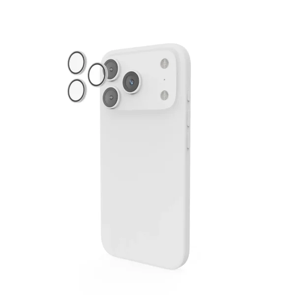 Hama Lens Protect Protector de Camara para iPhone 17 Pro / Pro Max - Vidrio Templado - Color Transparente