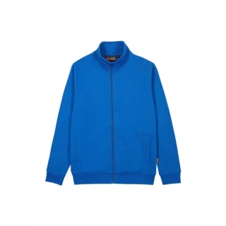 Upower Sotra Sudadera de Trabajo sin Capucha - Talla 2XL - Polialgodon Perchado, Cremallera, Diseño Ergonomico, Puños y Dobladillo Elastico, Bolsillos Laterales, Proteccion DPI1 - Color Azul