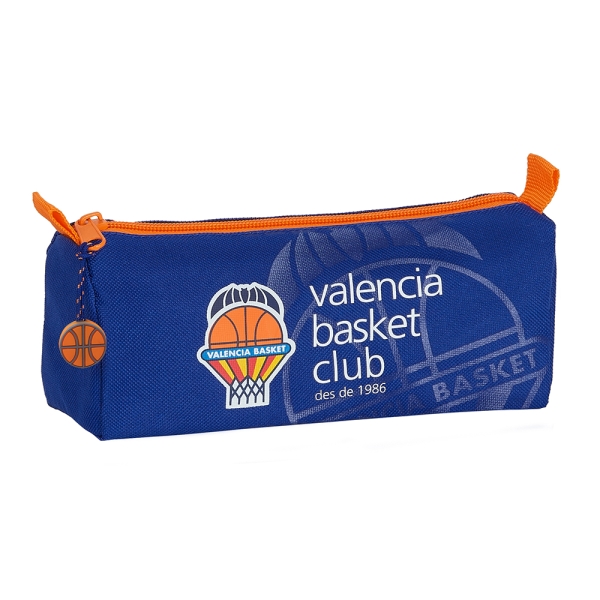 Safta Valencia Basket Portatodo - Cremallera - 1.2L - 210x70x80mm - Color Azul Oscuro