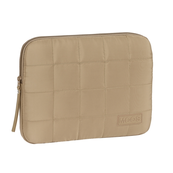 Safta Moos Capsula Camel Funda para Portatil hasta 11.6" - Alojamiento Acolchado - 1.42L - Proteccion contra Golpes - 310x20x230mm - Color Arena