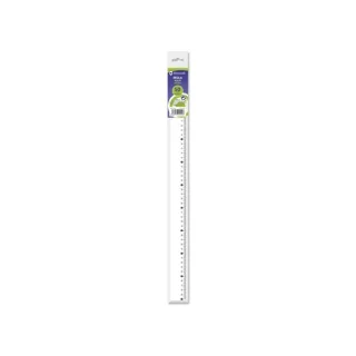 Bismark Regla Milimetrada 50cm - Fabricada en Plastico - Ideal para Colegio - Transparente