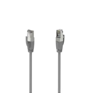 Hama Essential Cable de Red UTP RJ45 Cat-5e - Longitud 10m - Velocidad hasta 1Gbps - Blindado - Color Gris
