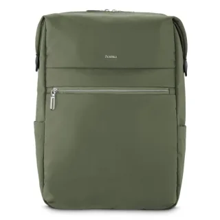 Hama Ultimate Mochila para Portatiles hasta 16.2" - Capacidad 15L - Poliester - Interior Acolchado - Cremallera Bidireccional - Base Reforzada - Bolsillos Laterales - 34x44x11cm - Color Verd