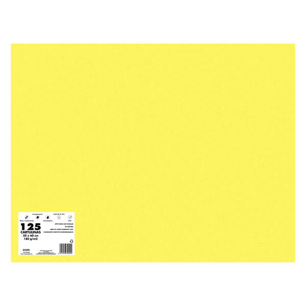 Dohe Cartulinas de Colores de 180 G/M2 - PH Neutro - Libres de Cloro Elemental - Colorantes Directos Biodegradables - para Impresion Offset, Inyeccion de Tinta, Laser - Paquetes Retractilado