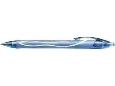 Bic Gel-Ocity Quick Dry Boligrafo Retractil - Punta Media de 0.7mm - Tinta de Gel - Secado Ultra Rapido - No Mancha el Papel - Color Turquesa · Pack de 12 uds.