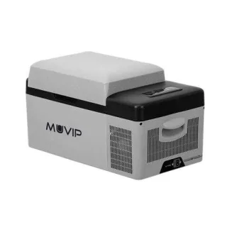 Muvip Nevera Portatil con Compresor 20L Bluetooth, USB - Temperatura -20º/+20º - Conexion 12/24/220V - Consumo 45W - Proteccion Bateria del Vehiculo - Compresor Silencioso - Medidas 59.8x32x