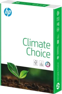 HP Climate Papel A4 80gr 210x297mm (500 Hojas) Blanco - Certificacion ClimatePartner - Envoltorio de Papel Reciclable · Pack de 5 uds.