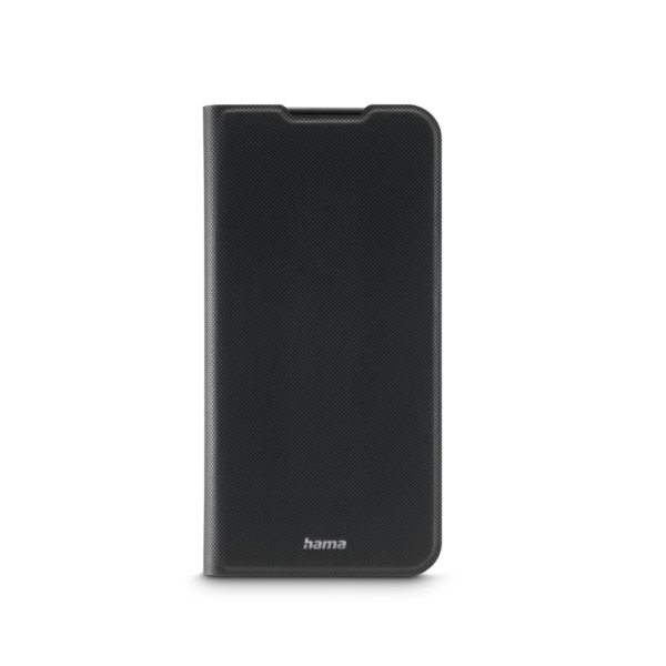 Hama Daily Protect Funda para Samsung Galaxy A16 / A16 5G - Antideslizante - Cierre Magnetico - Antihuellas - Poliuretano Termoplastico - Funcion de Soporte - Bordes Elevados - Color Negro