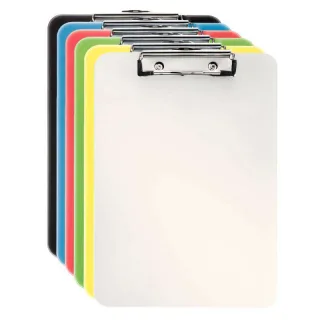 Esselte Vivida Carpeta con Pinza Metalica A4 - Capacidad para 80 Hojas - Resistente Poliestireno Opaco - Gancho para Colgar - Colores Surtidos · Pack de 10 uds.