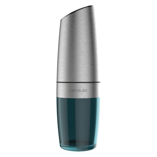 Cecotec InstantMill Gravity Molinillo Electrico de Especias - Cuerpo de Acero Inoxidable - Mecanismo de Molienda Ajustable - Ventanas de Acrilico - LED - Resistente a la Corrosion - Molienda