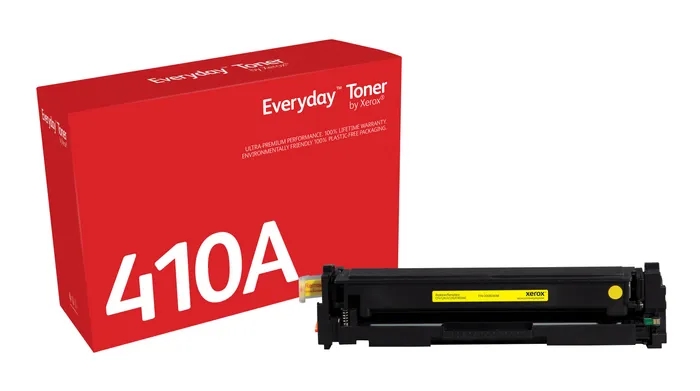 Xerox Everyday HP CF412A Amarillo Cartucho de Toner Generico - Reemplaza 410A