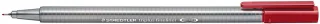 Staedtler Triplus Fineliner 334 Rotulador de Punta Fina - Trazo de 0.3mm - Tinta Base de Agua - Color Carmin Oscuro · Pack de 10 uds.