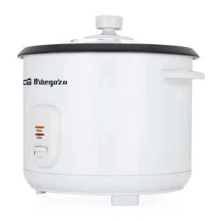 Orbegozo CO 3031 Cocedor de Arroz - Cocina Arroz sin Pegarse - Capacidad 1.8L - Vaporera Incluida - Apagado Automatico - Durabilidad y Excelencia