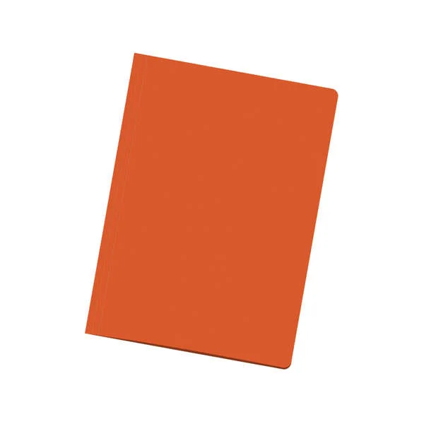 Dohe Pack de 50 Subcarpetas de Cartulina de 180gr A4 - Con Ranura para Fastener - Resistente y Duradera - Ideal para Organizar Documentos - Color Naranja