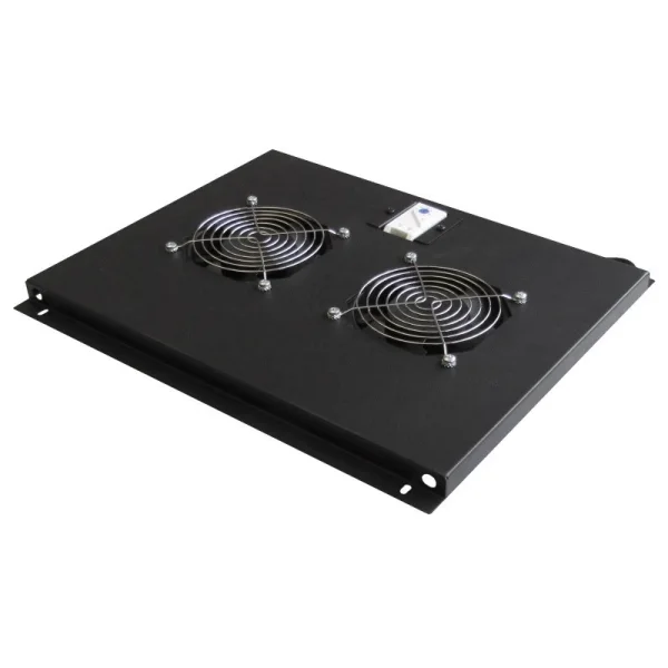 WP Termostato para Armarios de la Serie RNA con 2 Ventiladores - 475x55x400mm - Color Negro