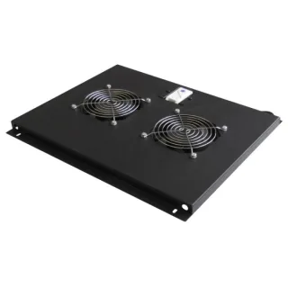 WP Termostato para Armarios de la Serie RNA con 2 Ventiladores - 475x55x400mm - Color Negro