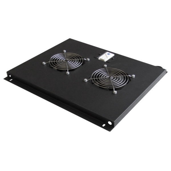 WP Termostato para Armarios de la Serie RNA con 2 Ventiladores - 475x55x400mm - Color Negro