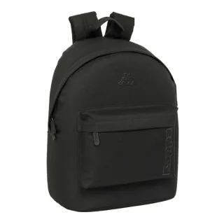 Safta Kappa Basics Mochila para Portatil hasta 14.1" - Bolsillo para Tablet - Bolsillo Trasero - Tirador Doble - Espalda Transpirable - 20L - 310x160x410mm - Color Negro
