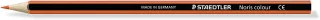 Staedtler Noris Colour 185 Lapiz Hexagonal de Color - Resistencia a la Rotura - Material Wopex - Color Naranja · Pack de 12 uds.