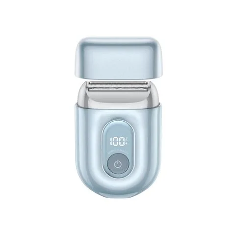 XO CF42 Depiladora Electrica - Bateria 450mah - Cuchillas de Acero - IPX6 - Color Azul