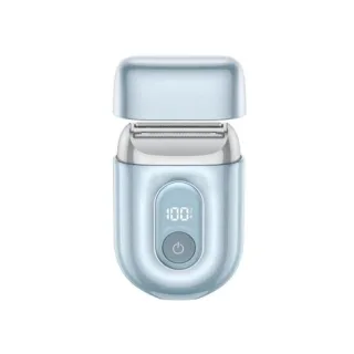 XO CF42 Depiladora Electrica - Bateria 450mah - Cuchillas de Acero - IPX6 - Color Azul