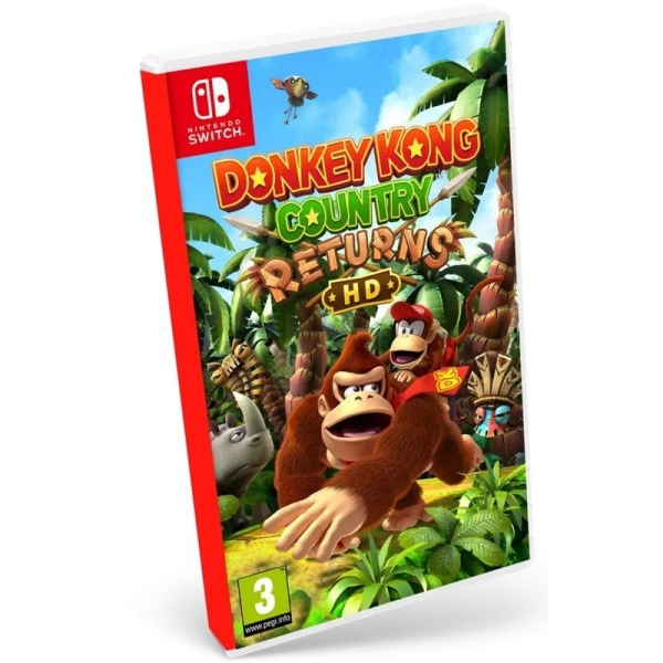 Nintendo Videojuego Donkey Kong Country Returns HD para Consola Nintendo Switch - Genero Plataformas/Aventura/Accion - PEGI 3