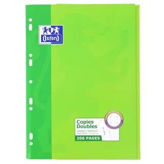 Oxford Seyes Recambio A4 200 Hojas - Cuadricula Seyes - con Margen - Papel de Alta Calidad · Pack de 5 uds.