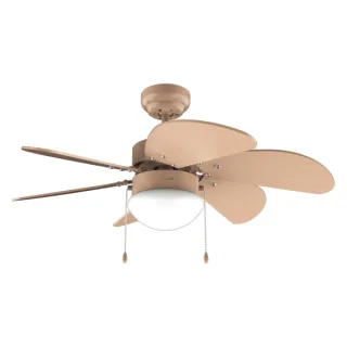 Cecotec EnergySilence Aero 3600 Vision Full Orange Ventilador de Techo con 6 Aspas y Lampara Integrada - 50W - Diametro de 36" - 3 Velocidades - Modo Invierno - Control por Cadena - Color Na