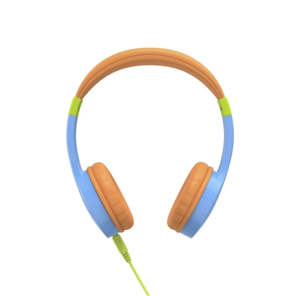 Hama Kids Guard Auriculares con Microfono - Cable 1.2m - Jack 3.5mm - Diadema Ajustable - Color Naranja