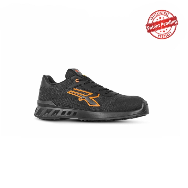 Upower Bradley S ESD Zapato de Seguridad Ligero - Talla 35 - Nylon Transpirable, Puntera Antiabrasion, Suela Antideslizante, Proteccion Anti-perforacion, Antiestatica, Clase S1PS FO SR - Col