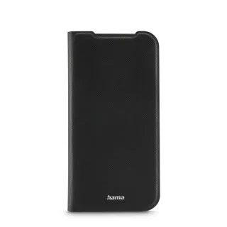 Hama Daily Protect Funda Google Pixel 9A - Antideslizante - Cierre Magnetico - Antihuellas - Poliuretano Termoplastico - Funcion de Soporte - Bordes Elevados - Color Negro