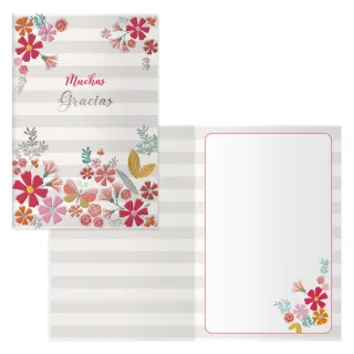 Dohe Pack de 6 Tarjetas de Felicitacion - 11.5x17cm - Impresion a Todo Color - Estampaciones con Pelicula de Color - Estampacion en Seco - Papel Offset Blanco de 300gr - Incluye Sobre de Col