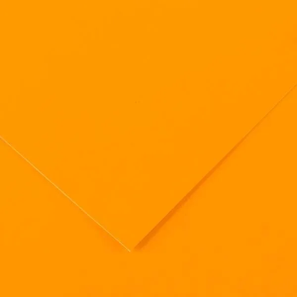 Canson Guarro Pack de 25 Cartulinas Iris de 185g - 50x65cm - Color Naranja Fluo