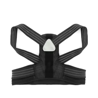 Innovagoods Pro Ticalbak Corrector de Postura Adaptable - Facil Limpieza - Unisex - Talla Unica - Transpirable - Cierre con Velcro - Color Negro