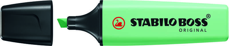 Stabilo Boss 70 Pastel Rotulador Marcador Fluorescente - Trazo entre 2 y 5mm - Recargable - Tinta con Base de Agua - Color Pizca de Menta · Pack de 10 uds.