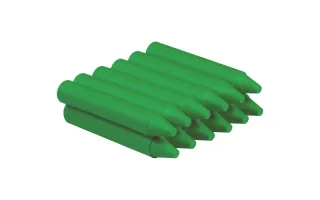 Jovi Estuche de 12 Ceras - No Manchan - sin Olor - Resistentes - Deslizan Bien - Faciles de Afilar - Desarrollan Motricidad Fina - Color Verde