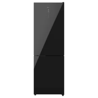 Cecotec Bolero CoolMarket Combi 322 Black Cristal E Frigorifico Combi - Capacidad 322L - Modo Vacaciones - Puerta de Cristal - Frio Envolvente - Cajon Humedad Regulable - Clase E - 185x60cm