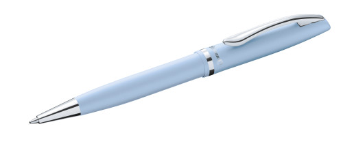 Pelikan Jazz Pastel Boligrafo con Mecanismo de Giro - Punta Mediana - Cuerpo Lacado - Recargable - Color Azul Pastel