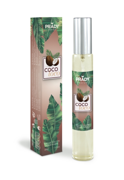 Prady Colonia Coleccion Frutales Coco Loco - Frasco de 33 ml - Spray Pulverizador