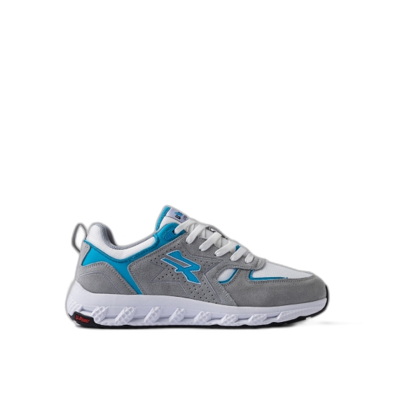 Upower Jackie Calzado de Seguridad Bajo - Talla 35 - Proteccion OB e FO SR - Color Gris/Azul