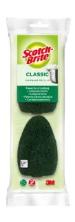 Scotch-Brite Recambios de Pack de 2 Estropajos con Mango para Tareas Dificiles - Color Verde Oscuro