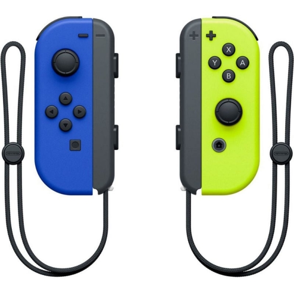 Nintendo Set de 2 Mandos Joy-Con Izquierdo/Derecho para Nintendo Switch - Bluetooth 3.0+HS - Autonomia hasta 20h - Vibracion HD - NFC para Amiibo - Camara Infrarroja - Color Azul y Amarillo