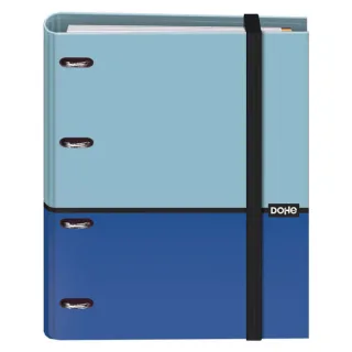 Dohe Cuaderno de Notas - 35mm - Cubierta en Carton Forrado con Papel Impreso a Todo Color y Plastificado Brillo - Mecanismo de 4 Anillas Mixtas Niqueladas - Interior de 100 Hojas en Papel Of