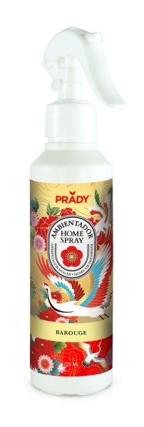 Prady Ambientador Home Spray Barouge - Frasco de 220 ml - Spray Pulverizador