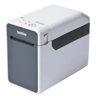 Brother TD2020A Impresora Termica de Etiquetas USB - Resolucion 203ppp - Velocidad 152,4mms - Color Blanco/Gris