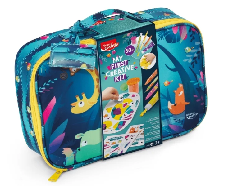 Maped My First Creative Jungle Fever - Maleta de Manualidades para Niños Pequeños - Para Niños a partir de 2 Años