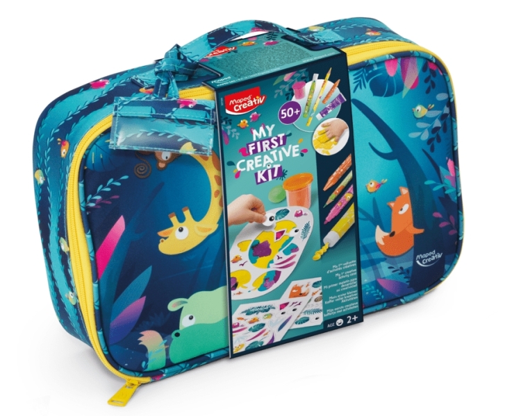 Maped My First Creative Jungle Fever - Maleta de Manualidades para Niños Pequeños - Para Niños a partir de 2 Años